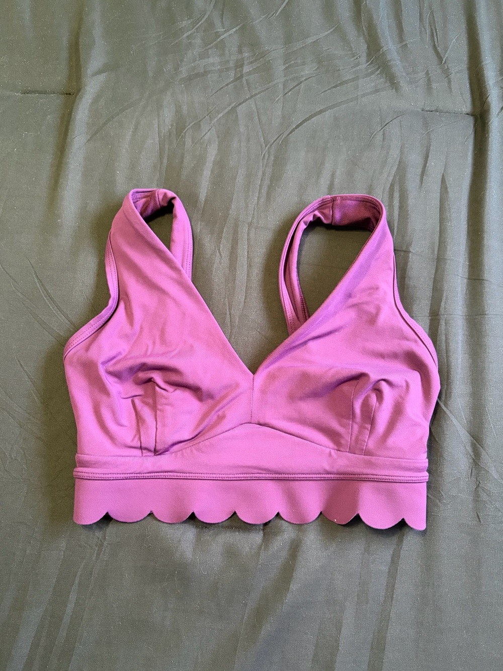 Dark Purple Joy Lab sports bra. No padding. Size XS.